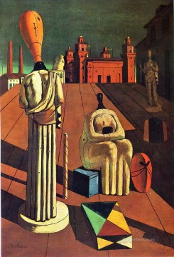  Musa Pintura - Musas inquietantes 1918 Giorgio de Chirico Surrealismo metafísico